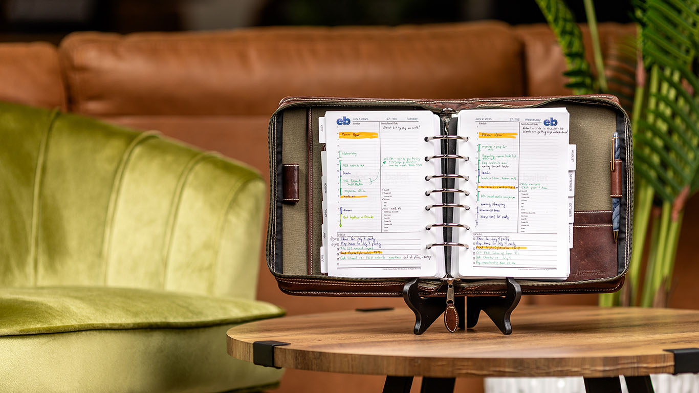 Planner on stand